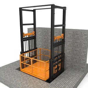 3 מ', 6 מ', 9 מ', 12 מ' מעלית כלוב הידראולי פלטפורמת הרמת מטען עם הנחה ענקית
