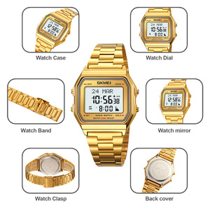 Montre Skmei 2194 avec <span class=keywords><strong>boussole</strong></span> musulmane, rappel <span class=keywords><strong>de</strong></span> prière, indication <span class=keywords><strong>de</strong></span> <span class=keywords><strong>la</strong></span> <span class=keywords><strong>direction</strong></span> <span class=keywords><strong>de</strong></span> <span class=keywords><strong>la</strong></span> <span class=keywords><strong>Mecque</strong></span> et <span class=keywords><strong>de</strong></span> <span class=keywords><strong>la</strong></span> Kaaba, montre numérique Azan - Product Image 3