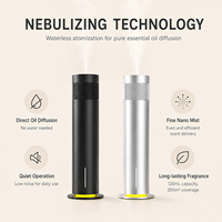 Nouveau Diffuseur d'Arômes Électrique en Métal 2026 avec Lumière LED, Tour de Diffusion d'Huiles Essentielles Sans Eau pour Hôtels et Usage Domestique, Modèle de Table