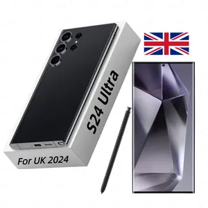 London Hot 2024 New Cheap Unlocked S24 Ultra Phone Type-C HD Camera Dual SIM Slim Phone Mobiles support ChatGPT4