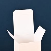 Boîte cadeau non toxique, boîte en papier pliable blanche moderne, épaissie, recyclée, écologique, emballage personnalisé pour petits articles