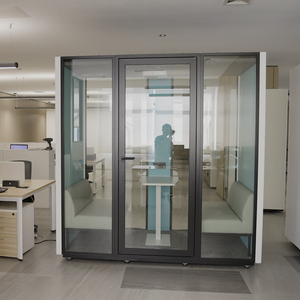 Stand Panel der Schallschutz Pod Indoor <span class=keywords><strong>Sound</strong></span> Proof Meeting Mobile Working House Kabine Tragbare Home Office Pods - Product Image 3
