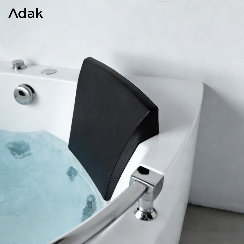 ORANGLES Freestanding Acrylic Triangle Hot Tub | Air Massage & Whirlpool Bathtub | Modern White Spa Design – orangles Qatar - angled perspective - presenting advantages - Image 4 of 6 | fits any environment | Purchase Freestanding Acrylic Triangle Hot Tub | Air Massage & Whirlpool Bathtub | Modern White Spa Design – orangles Qatar Michigan | Free Shipping ORANGLES