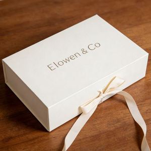 Cajas de Regalo de Cartón Rígido Plegables, Ecológicas y Biodegradables de Lujo, con Cierre Magnético e Impresión en Bronce para Jabón, Cartera, Foto - Product Image 3