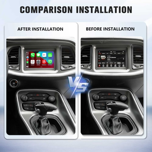 Viknav Linux For Dodge Challenger 2015-2022 Decoder Box Mirror <b>Wireless</b> CarPlay Android Auto Stereo Upgrade Oem screen - Product Image 3