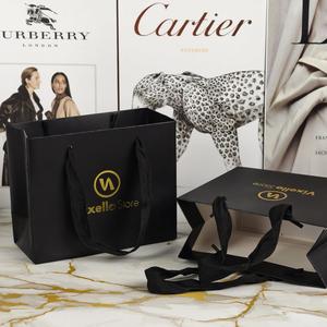 High Quality Customized Cotton Handle Boutique Shopping Packaging Paper Handle Paper <b>Bags</b> for <b>Gift</b> Packaging Shopping <b>Bag</b> - Product Image 1