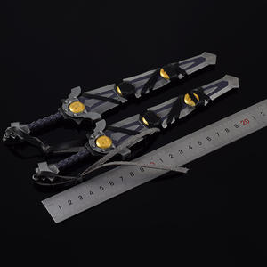 Juego de espada de dos manos de World of Warcraft Armageddon de 22cm, modelo de espada, accesorios de colección de armas de Metal completo, accesorios artesanales - Product Image 2