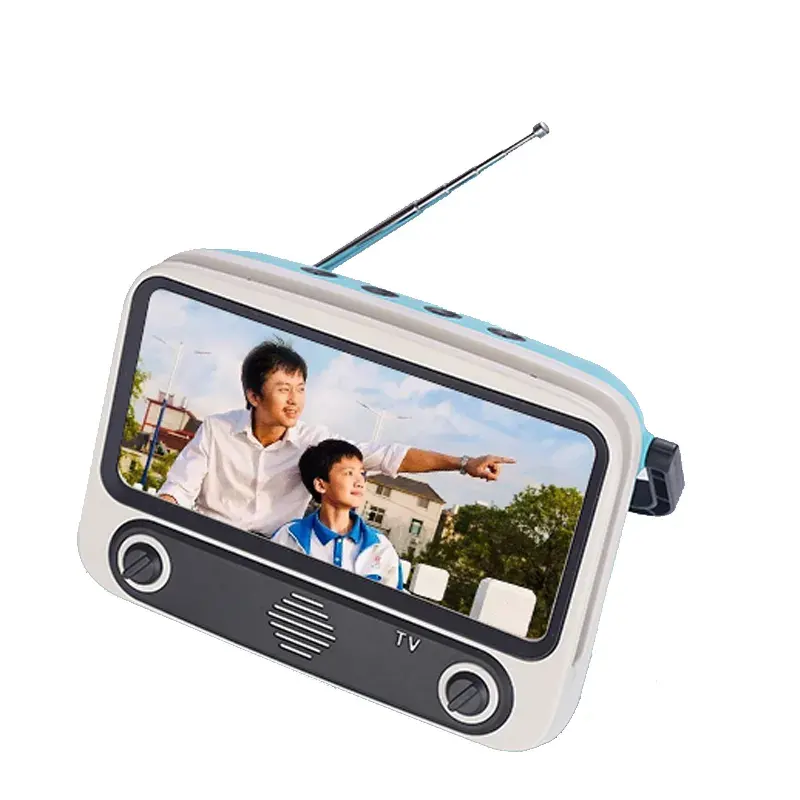 Nouveau Mini haut-parleur Bluetooth Portable sans fil 5W avec carte TF entrée banque d'alimentation Radio FM support de téléphone Portable