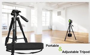 Niveaux laser <span class=keywords><strong>Huepar</strong></span> TPD14 1,5 kg rotatif à 360 degrés, outil de nivellement universel réglable en alliage d'aluminium, trépied - Product Image 4