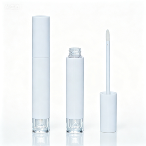 Tube de brillant à lèvres populaire de 4 ml avec logo personnalisé, emballage cosmétique en plastique avec bouchon à vis pour rouge à lèvres, vente en gros - Product Image 2