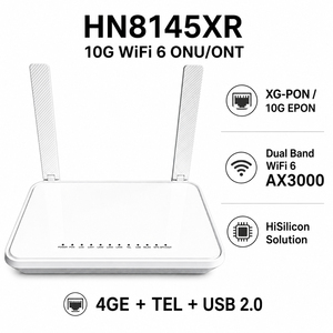 10G WiFi6-frequency optical <b>modems</b> with 4ge+Tel+USB Ports XGPON/1G EPON 2.4&<b>5G</b> AX3000 ONU Router FTTR/FTTX Support 7dBi MESH - Product Image 2