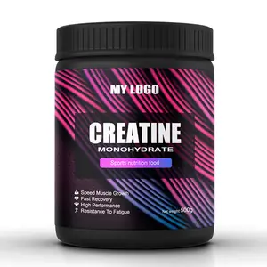 कारखाने की आपूर्ति कम MOQ शीर्ष गुणवत्ता पेशी खेल पोषण 200 जाल Creatine Monohydrate पाउडर