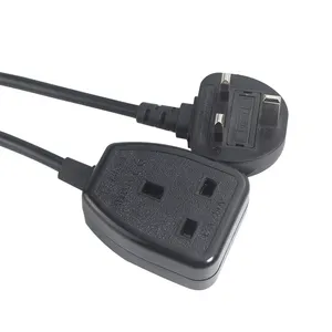 Uk à dépouillé 3Pin Rcd Soclet adaptateur convertisseur rotatif broche 125V cordon prise 3 broches prise de courant alternatif