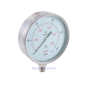 높은 가시성 150mm 압력 압력계-파이프/펌프용 범용, 공장 가격 - Product Image 5