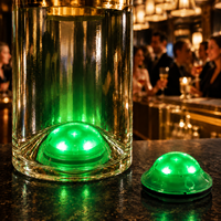 Longstargift OEM Lumière LED pour Bouteille de Vin Clignotante, Présentoir pour Hôtellerie et Bars, Visibilité de Marque, en ABS