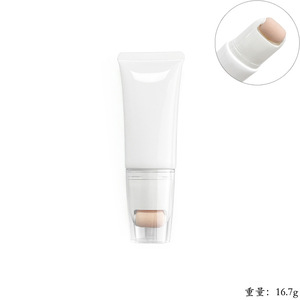Custom Logo 30ml 50ml Empty Soft Concealer Roller Packaging Tube With Sponge <b>Applicator</b> Silicone Cosmetic Sponge Foam Tube - Product Image 6