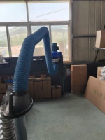 Bras d'extraction de fumées de soudage industriel/bras d'aspiration de fumée/bras d'extraction de fumées de soudure avec moteur