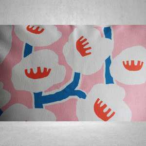 100% algodón elegante Funda De Cojin Fancy 45*45 funda De almohada Rosa Bindweed funda De cojín fabricantes Hotel Housse De Coussin - Product Image 2