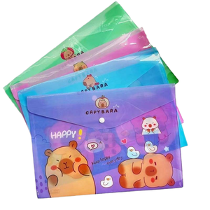 Estuche Transparente para Lápices CNYIDO, Plegable, con Impresión UV, 19.5x8.5cm, para Uso Escolar y de Oficina - Product Image 2