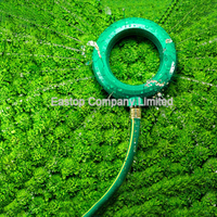 Tuyau d'arrosage de jardin en PVC renforcé de fibres vertes de 30 m, 3 ou 5 couches, 1/2, 5/8, 3/4, 1 pouce, pour l'arrosage domestique, le lavage de voiture, fabriqué en Chine