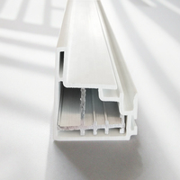 Profils de fenêtres et de portes en plastique pour extérieur, design moderne et durable, profil d'extrusion UPVC, garantie d'un an, service après-vente pour Bwhome