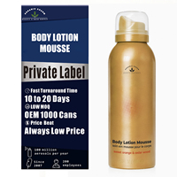 Mousse corporelle végane à marque privée au parfum d'orange et de cèdre pour nourrir la peau – Formule mousse-lotion favorisant l'absorption