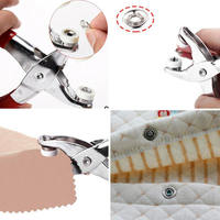 200 ensembles 10 couleurs Snap Fasteners Kit outil métal laiton Snap Prong boutons anneaux avec pince de fixation Press Tool Kit