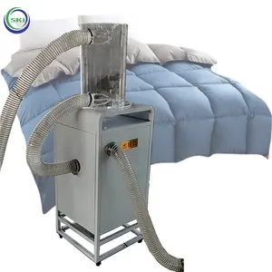 Máquina de enchimento de duvet para travesseiro, máquina automática de enchimento de cobertura