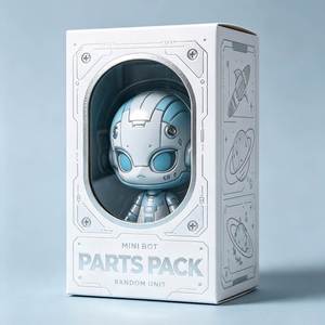 Mini Eco-Friendly Reusable Alien Capsule <b>Blind</b> Box Limited Edition Rigid Gift Packaging Gold Foil Design Enamel Pin Display - Product Image 5