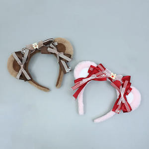 عصابة رأس على شكل دب على شكل حيوانات لطيفة عصابة رأس للفتيات على شكل دب لوليتا - Product Image 4