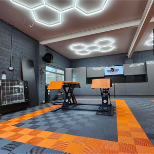 HanYin Black Aluminium Hexagonal Light 220V verbin dbare Auto Showroom Beauty Station Pflege sechseckige LED-Licht - Product Image 5