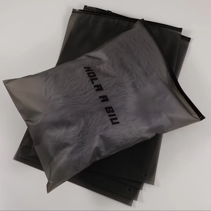 Custom Matte Frosted Plastic Packaging Zipper <strong>Bags</strong>,T Shirt Swimwear Zip <strong>Lock</strong> Clothing <strong>Bags</strong> <strong>With</strong> Logo - Product Image 1