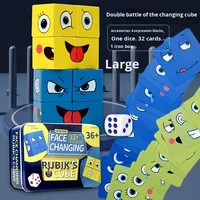 Jouet éducatif interactif enfants pour Cube bloc de construction Puzzle jeu de table à deux joueurs pour la famille Cubes magiques