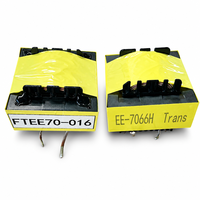 Transformateur haute fréquence à noyau de ferrite EE70 haute puissance 20kHz-500kHz, fil de cuivre Litz, SMPS, Fl Bridge, LLC, CE, ROHS, OEM