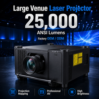 Projecteur laser 3LCD WUXGA 25000 ANSI Lumens pour grandes salles, scènes et expositions, fabrication OEM ODM