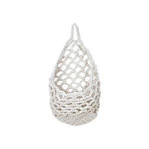 Panier de rangement suspendu <span class=keywords><strong>en</strong></span> maille tissée à la main de style bohème pour la maison, la cuisine, les fruits et les légumes - Product Image 4