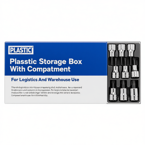 Caja de Almacenamiento de Plástico con Compartimentos para Uso en Logística y Almacén - Product Image 2