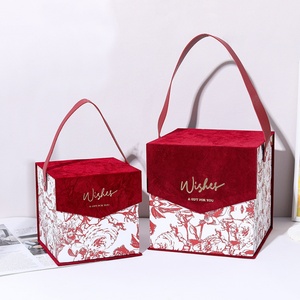 Boîtes à bonbons en carton rigide personnalisées avec couvercles Haute qualité 3 tailles pour l'emballage de cadeaux - Product Image 2