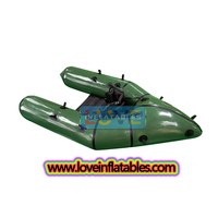Bateaux gonflables ultralégers de ponton de bateau de pêche de ventre de TPU
