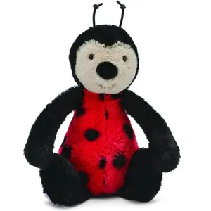 Jouets insecte en peluche pour enfant, <span class=keywords><strong>coccinelle</strong></span> en peluche douce, canette en forme d'animal, cadeau personnalisé, vente en gros, offre spéciale - Product Image 1