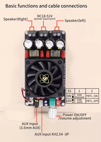 Carte d'amplificateur de puissance pure AP3002 TPA3255, haute puissance 300W * 2, pont mono 600W, module de XY-AP3002 sans POP