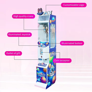 Máquina de garras para muñecas miniatura para niños, operada con monedas, venta al por mayor, certificación CE, servicio OEM, directo de fábrica - Product Image 4