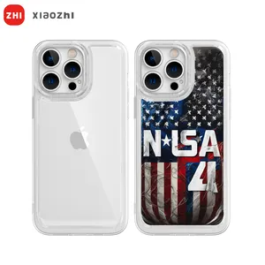 New Product OEM Phone Case Silicone Shockproof Custom Logo UV Painted Transparency Phone Case For Iphone Case For Samsung S23