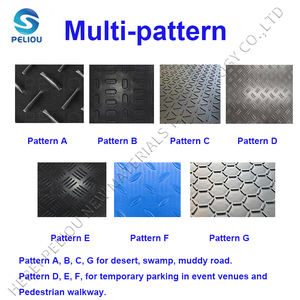 防水Uhmwpe一時舗装ボード地面保護マット道路歩道パネルDura Hdpeリグマット - Product Image 6
