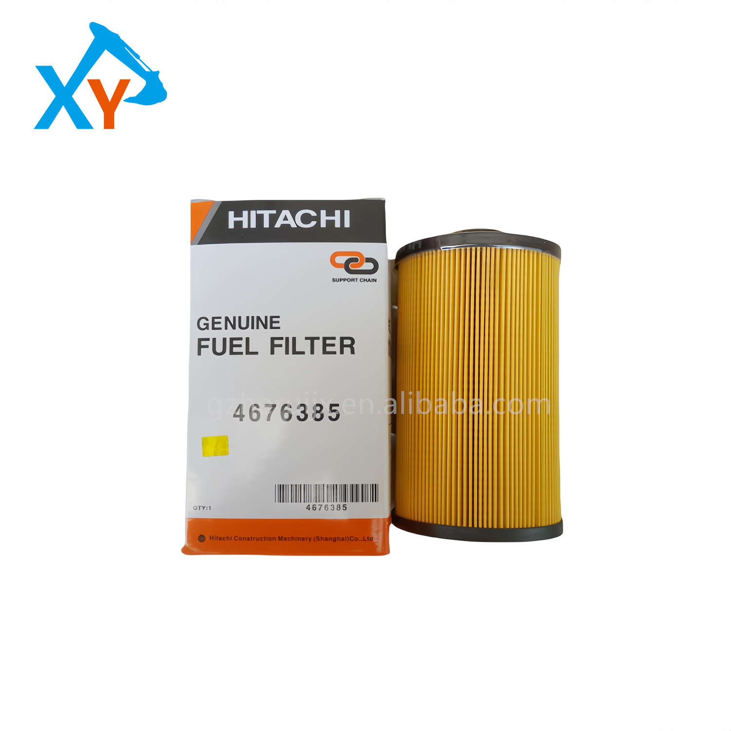 Original Stock in Stock Excavator Spare Parts Engine Fuel Filter