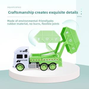 <span class=keywords><strong>Camion</strong></span> poubelle en plastique pour enfants, échelle 1:5, véhicule d'ingénierie à inertie, ensemble de camions de pompiers, jouet cadeau, vente en gros - Product Image 3