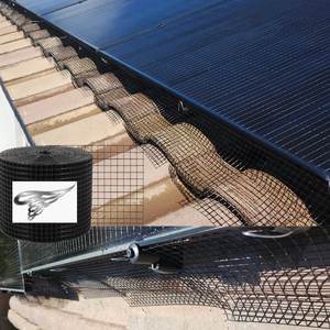 Malla de protección para paneles solares recubierta de PVC, rollo de <span class=keywords><strong>alambre</strong></span> galvanizado, antipalomas, antiroedores, <span class=keywords><strong>anti</strong></span> ardillas, resistente, protección UV contra plagas - Product Image 1