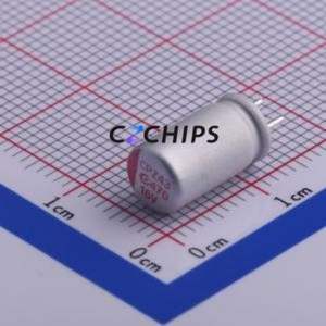 Condensador Sólido 160ARCP471M06A1PZ, Componente de Montaje Pasante (THT), D6.3xL11mm 470uF 20% 16V 4A100kHz - Product Image 1