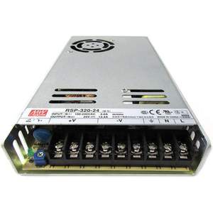 Meanwell Rsp-320-24แหล่งจ่ายไฟแบบสวิตชิ่ง13.4A 24Vdc 320วัตต์เอาต์พุตเดียวที่ปิดล้อมอุตสาหกรรม - Product Image 2