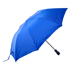 Parapluie pliable bleu 2 volets pour hommes et femmes, résistant au vent, léger, de voyage, compact - Product Image 1